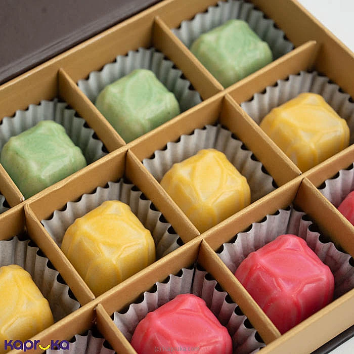 Fruit Jewels Kiwi Pineapple Raspberry 12 Pieces Chocolate Box