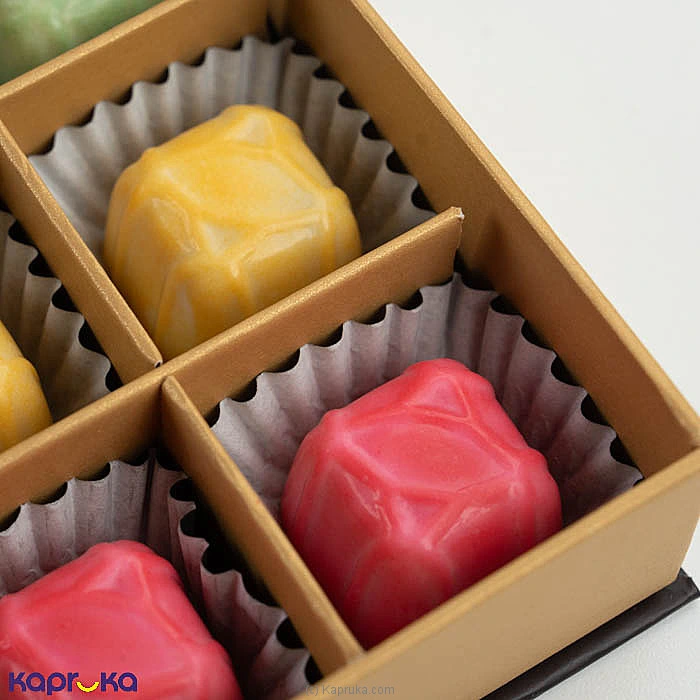 Fruit Jewels Kiwi Pineapple Raspberry 12 Pieces Chocolate Box