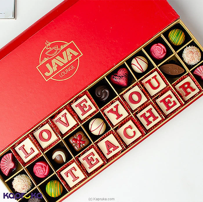 Java Love You Teacher Special Chocolate Gift Box