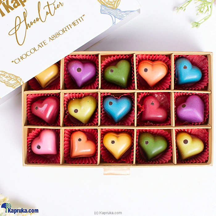Rainbow Delights Heartful Chocolate Assortment
