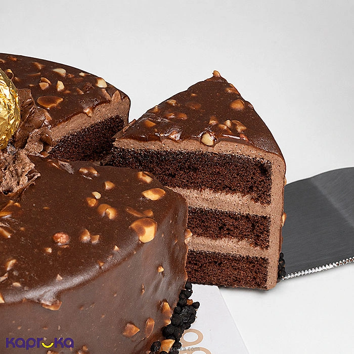 Golden Crunch Gateux Cake Rose Luxury Combo With Flower Bouquet