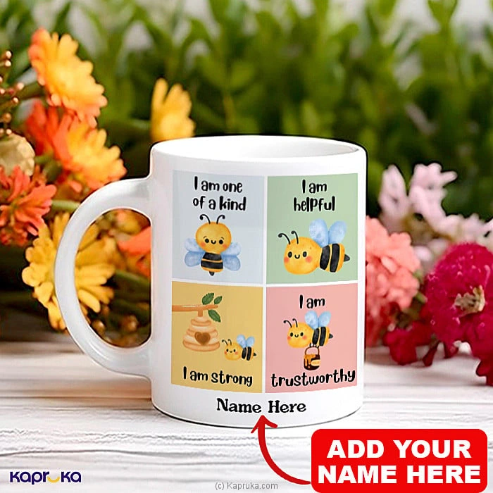 Personalized   Cute Bee Positive Affirmations   Ceramic Mug For Children s Day - 11oz