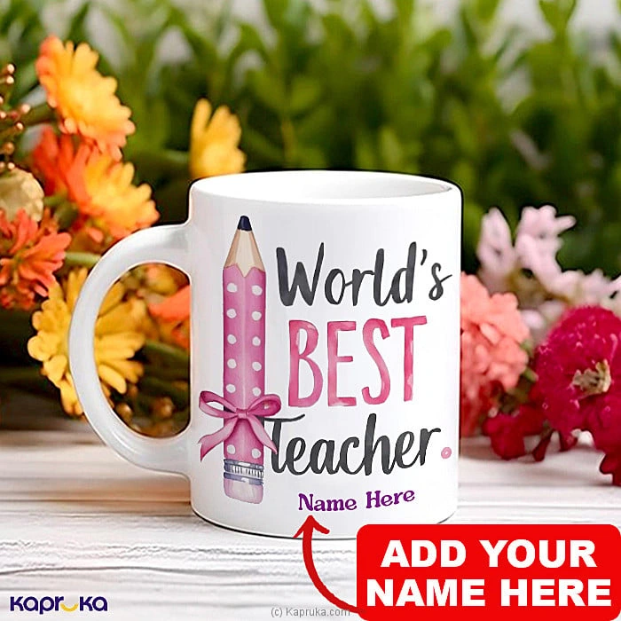 Personalized   World s Best Teacher   Mug - 11oz