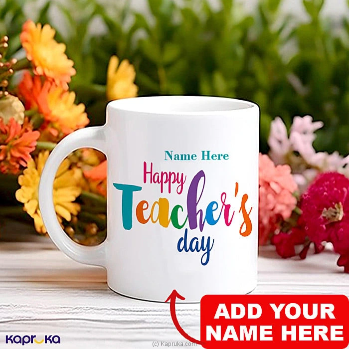 Personalized   Happy Teacher s Day   Mug - 11oz