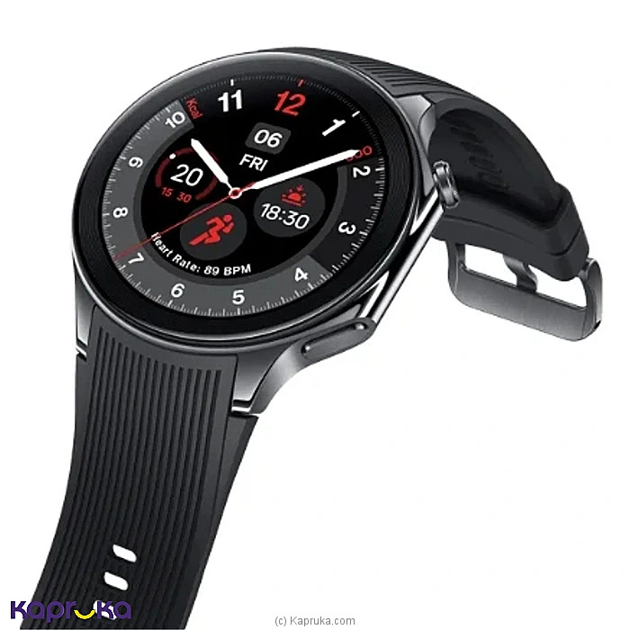 OnePlus Watch 2 Smartwatch - Black Steel - OPWWE231