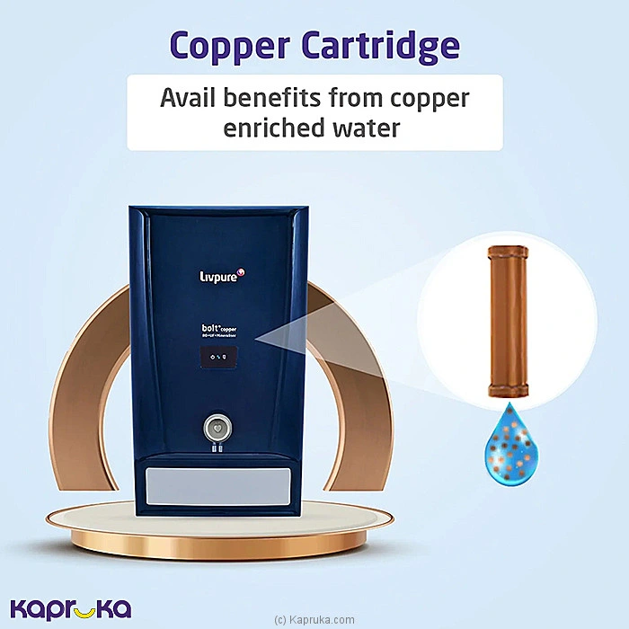 Livpure Bolt Copper UV Water Purifier - LIV- BOLT- COPPER