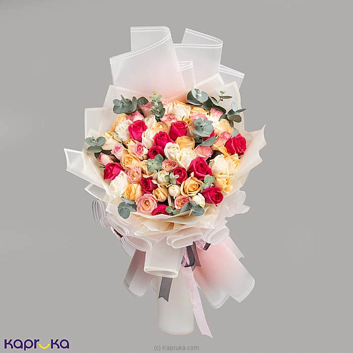 Rosavienne 54 Mixed Rose Bouquet