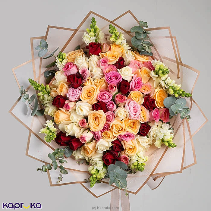 Petalora 75 Mixed Rose Bouquet