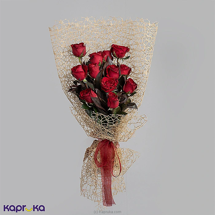 Scarvelle 12 Red Rose Bouquet