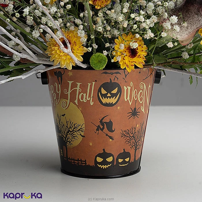 Wicked Treats 5 Pink Shaded Roses Halloween Chocolate Gift Arrangement