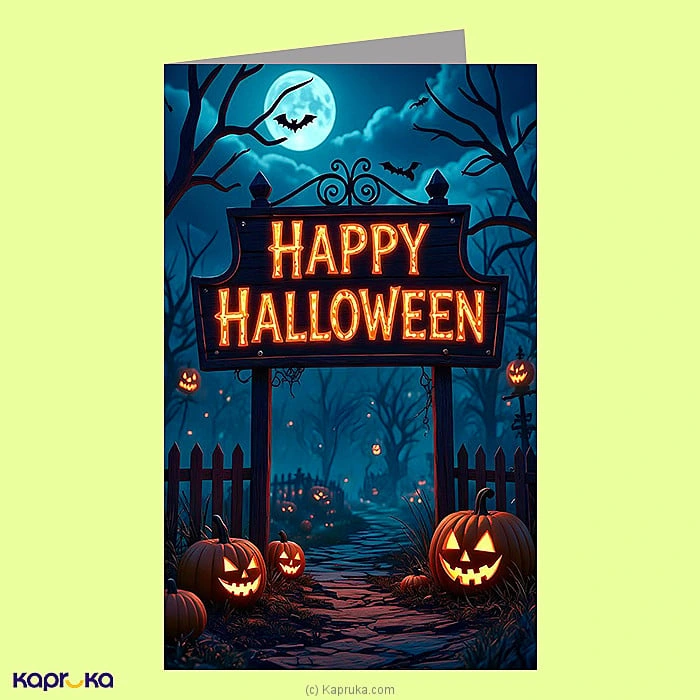 Happy Halloween Greeting Card