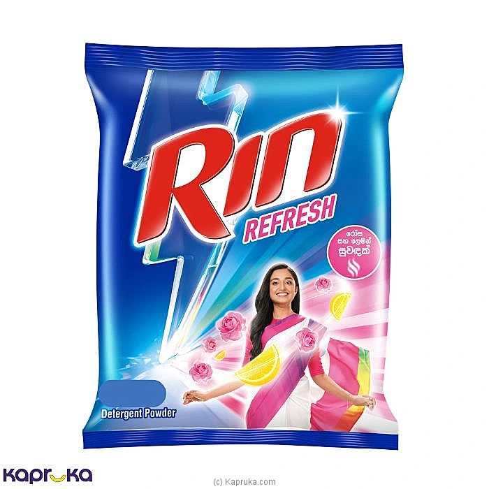 Rin Lemon And Rose Detergent Powder 900g