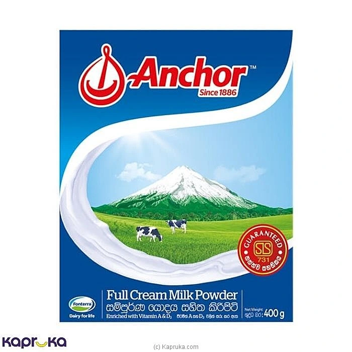 Anchor Full Cream Milk Powder - 400g