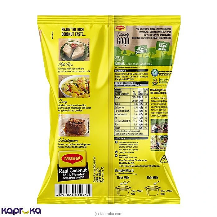 Maggi Real Coconut Milk Powder 800g