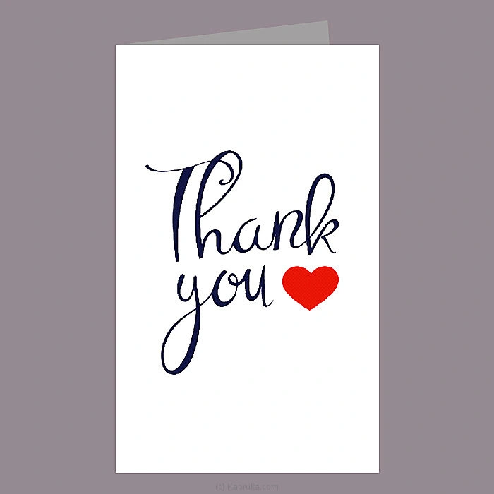 Thank You Greeting Card