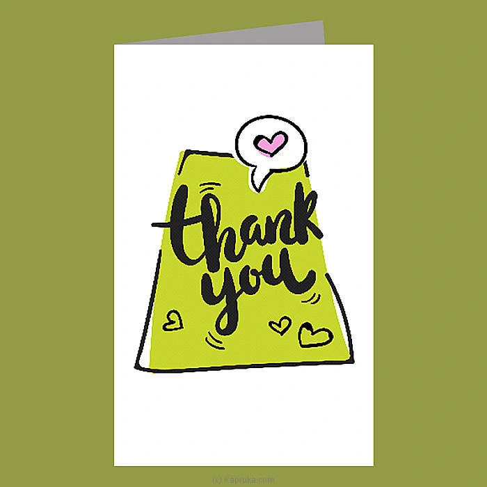 Thank You Greeting Card
