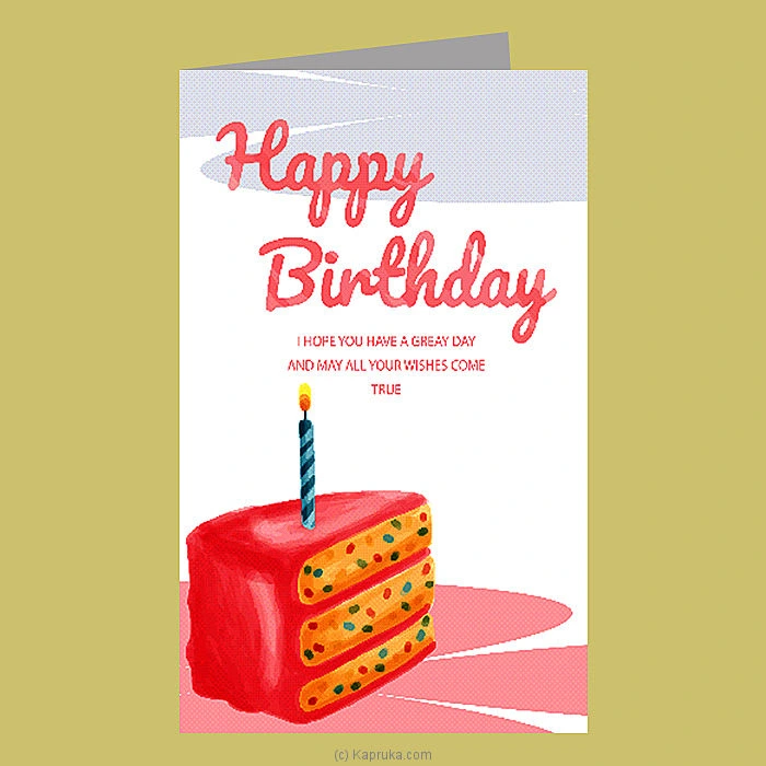 Happy Birthday Greeting Card