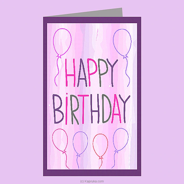 Happy Birthday Greeting Card