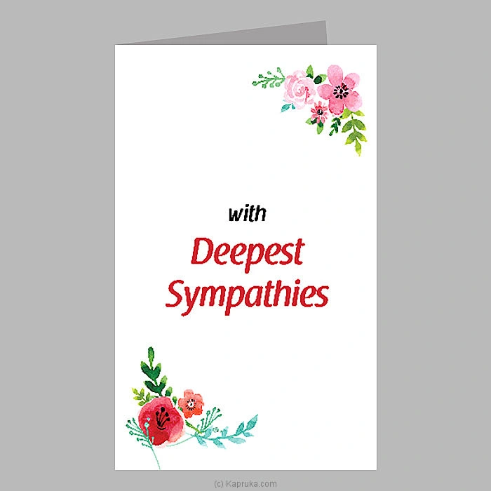 Deepest Sympathy Card