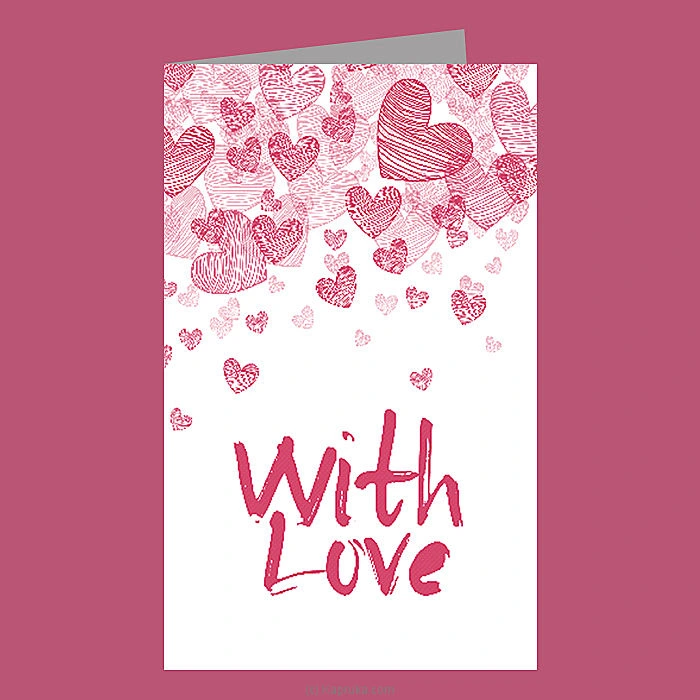   With Love   Romance Greeting Card