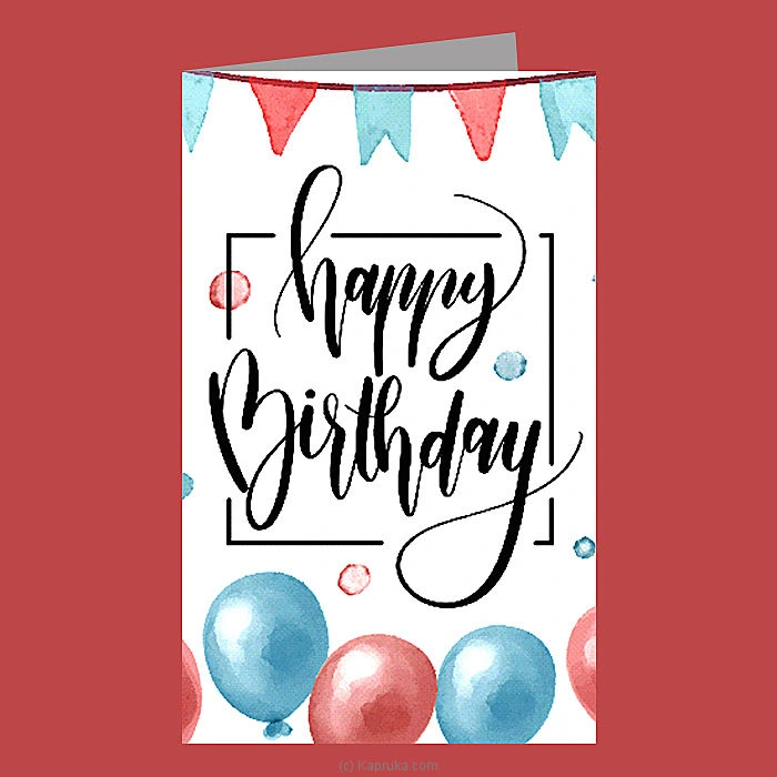 Happy Birthday Greeting Card