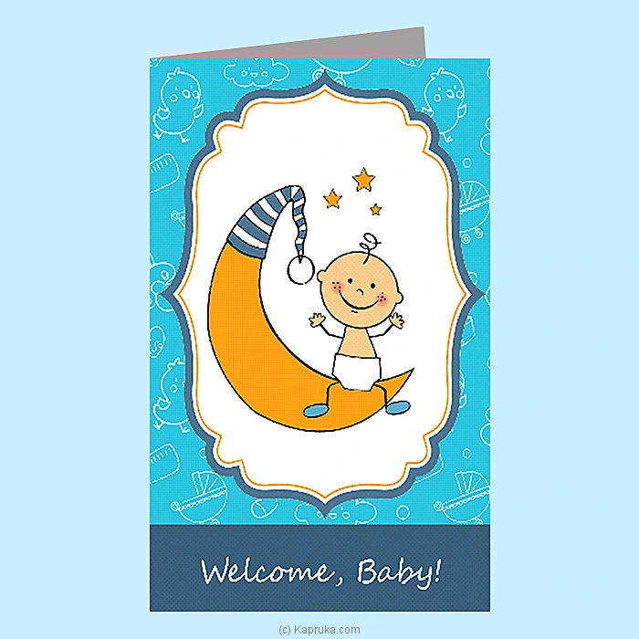Welcome Baby New Born Greeting Card