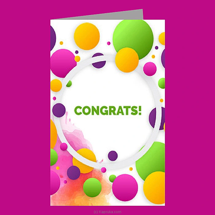 Congrats Greeting Card