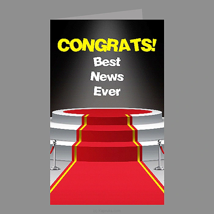 Congrats Greeting Card