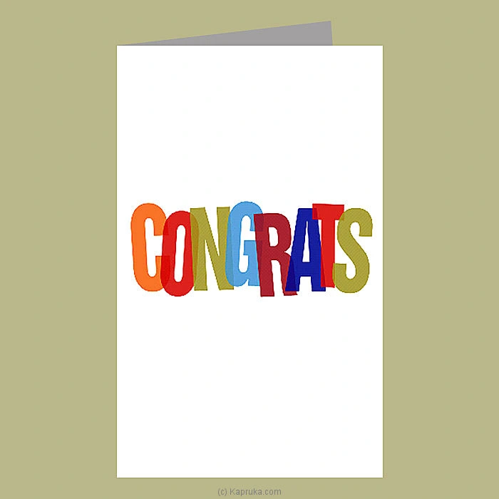 Congrats Greeting Card