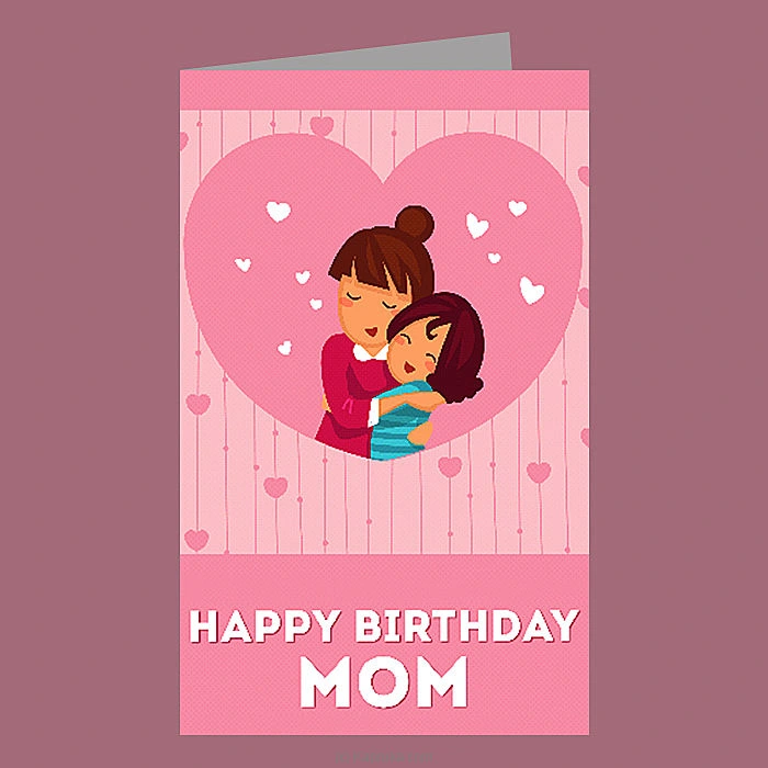   Happy Birthday MOM   Greeting Card
