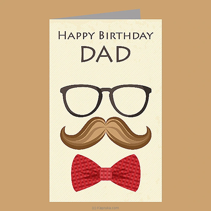   Happy Birthday DAD   Greeting Card