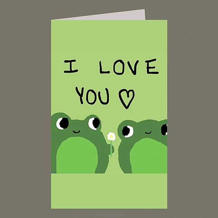   I Love You   Greeting Card