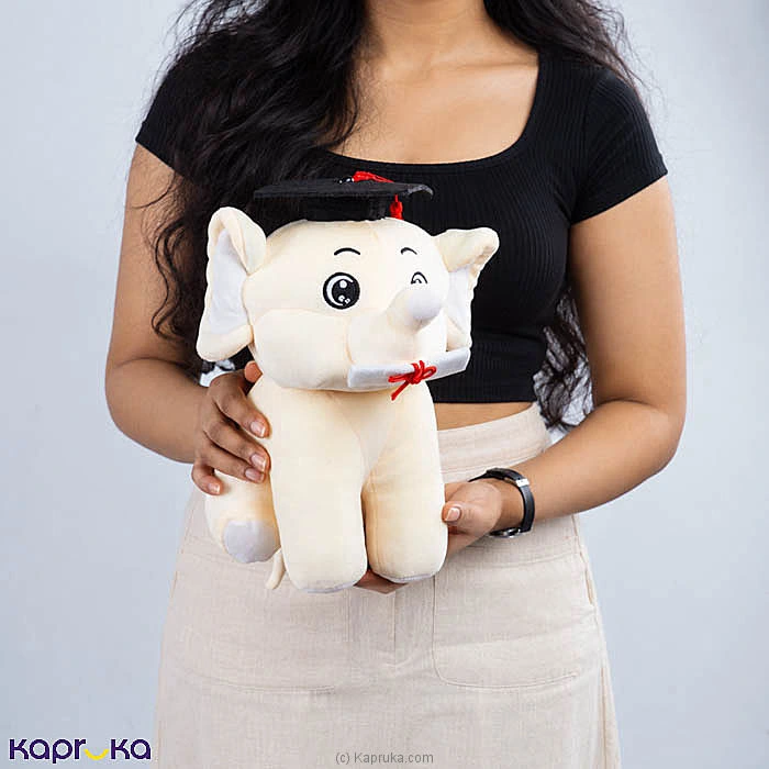 Honey Grad Elephant Teddy - 12 Inch