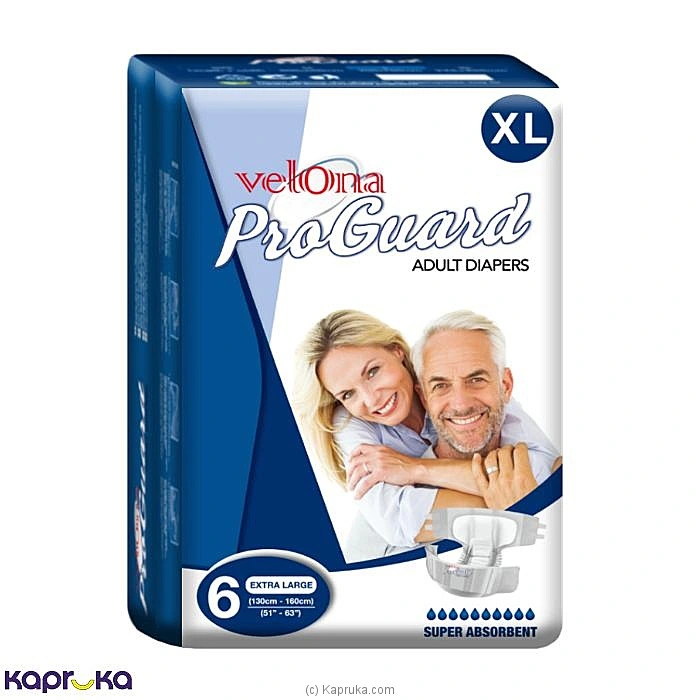 Velona Pro Guard Adult Diapers - 06pcs Pack - Medium