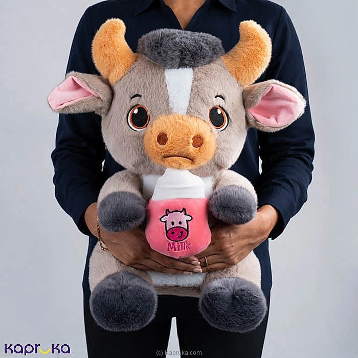 Milky Moo Cuddle Cow Plush Toy - 17 Inch