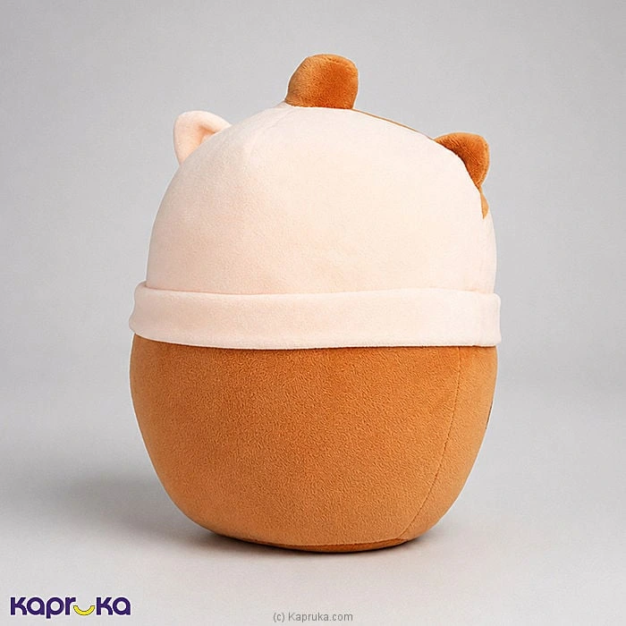 Caramel Kitty Bubble Tea Plush Toy - 10 Inch