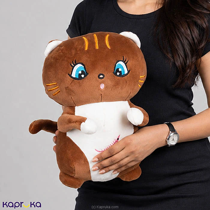 Cocoa Whiskers Cat Plush Toy - 15 Inches