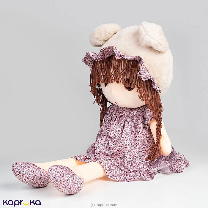 The Cozy Floral Bear- Eared Chloe - 90cm Jumbo Plush Doll