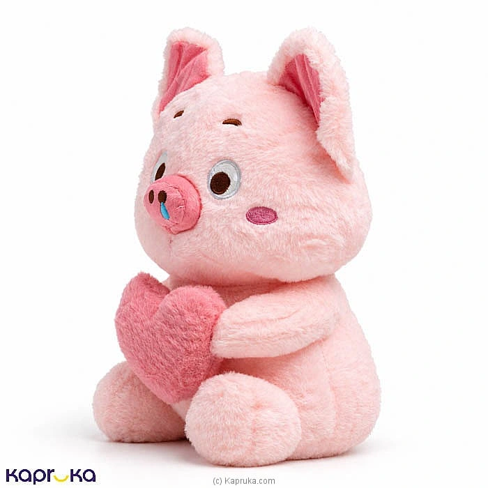 Sweet Heart Pig Plush Toy - 12 Inch