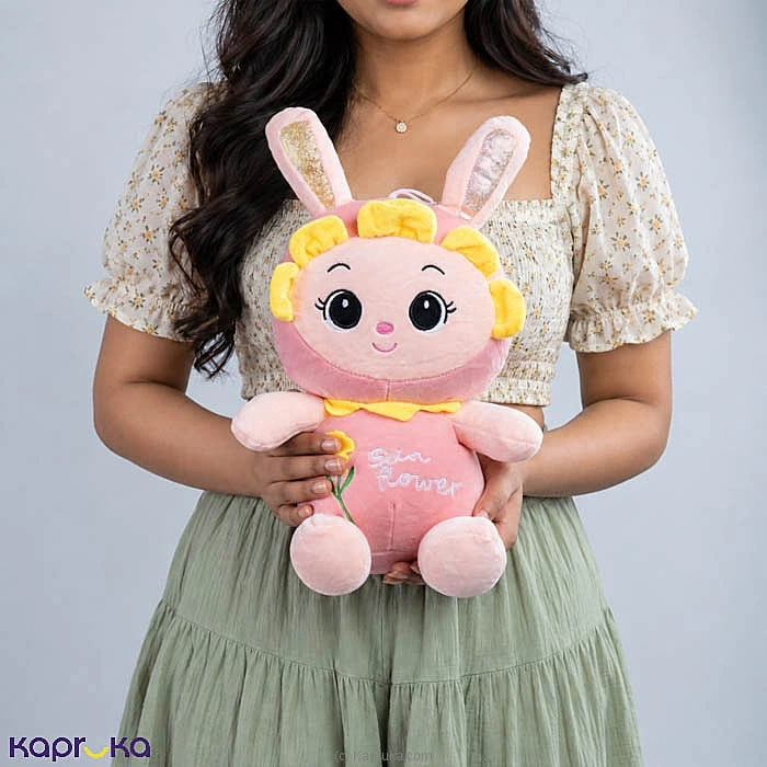 Sunflower Bunny Plush Doll - 12 Inch