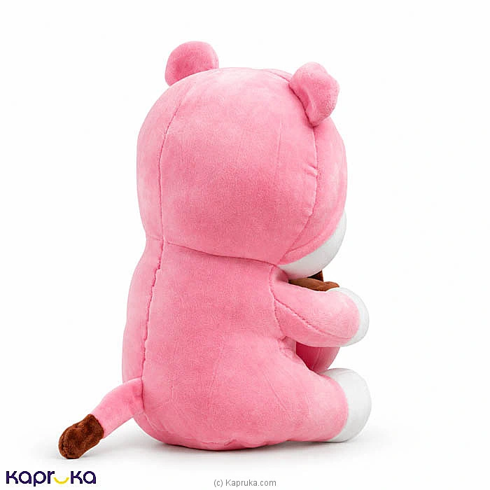 Pink Hoodie Shiba Inu Boba Plush Toy - 11 Inch