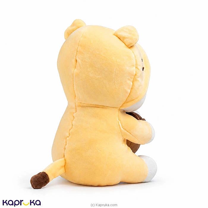 Yellow Tiger Hoodie Shiba Inu Boba Plush Toy - 11 Inch