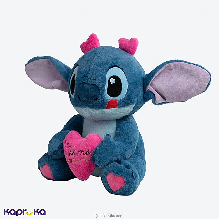 Love Stitch Plush Toy With Heart - 55cm