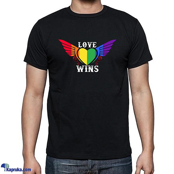 LOVE WINS PRIDE RAINBOW T- SHIRT- 005