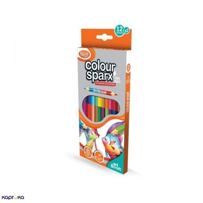 Colour Pencil Atlas Sparx BI 12 Colour