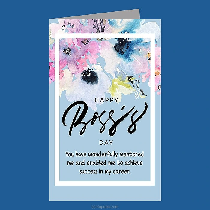   Happy Boss s Day Greeting Card