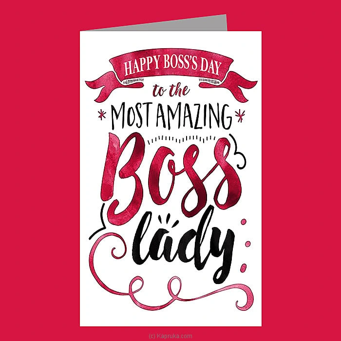   Boss Lady   Greeting Card