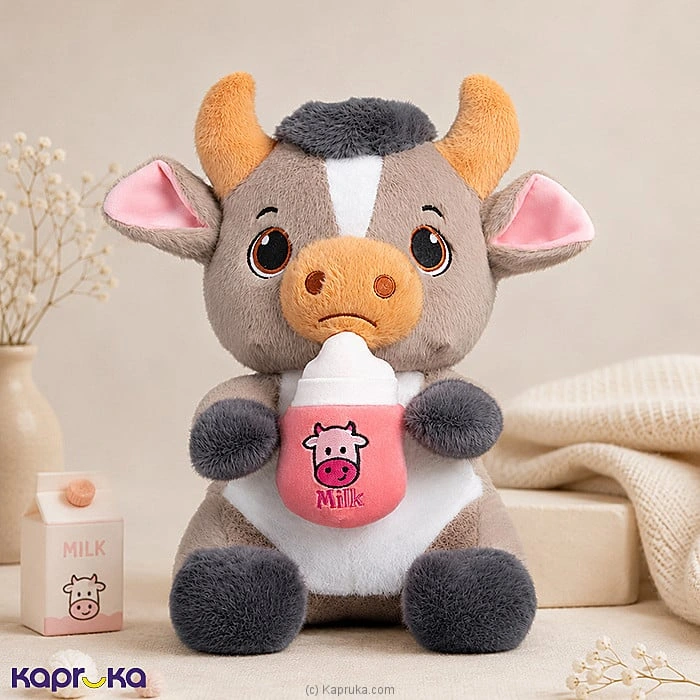 MooMoo Milk Buddy Cow Plush Toy - 14 Inch