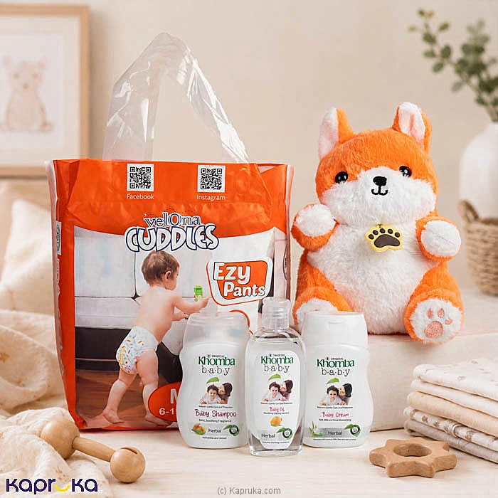 Little Snuggles Baby Care And Plush Gift Combo