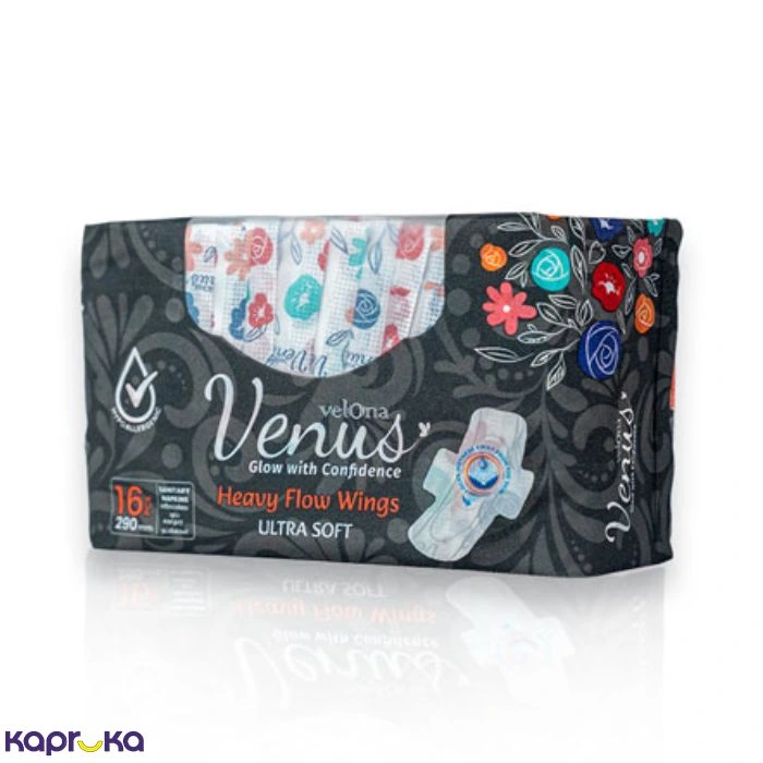 Venus Sanitary Napkins Heavy Flow 16 Pcs